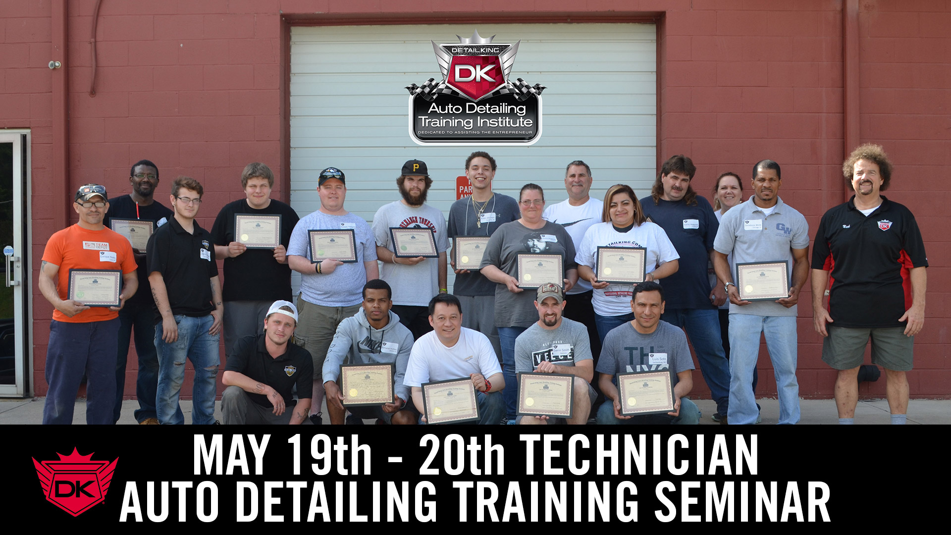 May 19th - 20th Technician Auto Detailing Training Seminar - Detail King